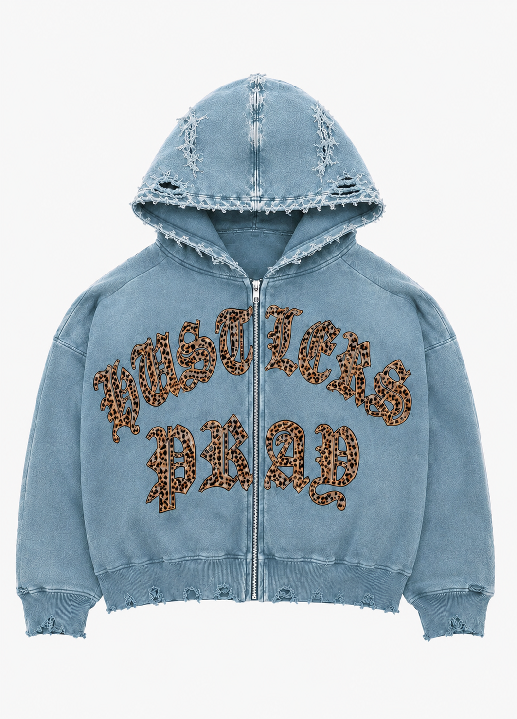 Cheetah print hoodie