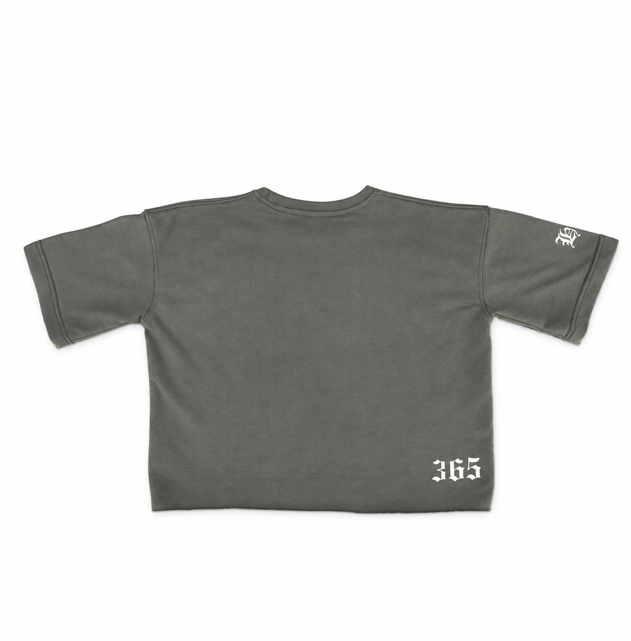 Hustlers Pray  "Raw Edge" Distressed Heavyweight Crop Tee